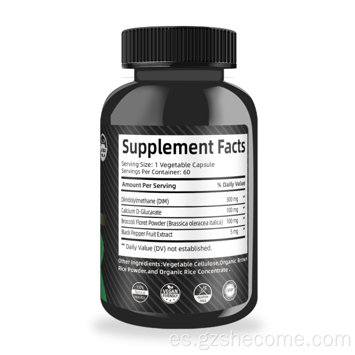 Shecome DIM Capsules Apoyo al equilibrio hormonal para hombres